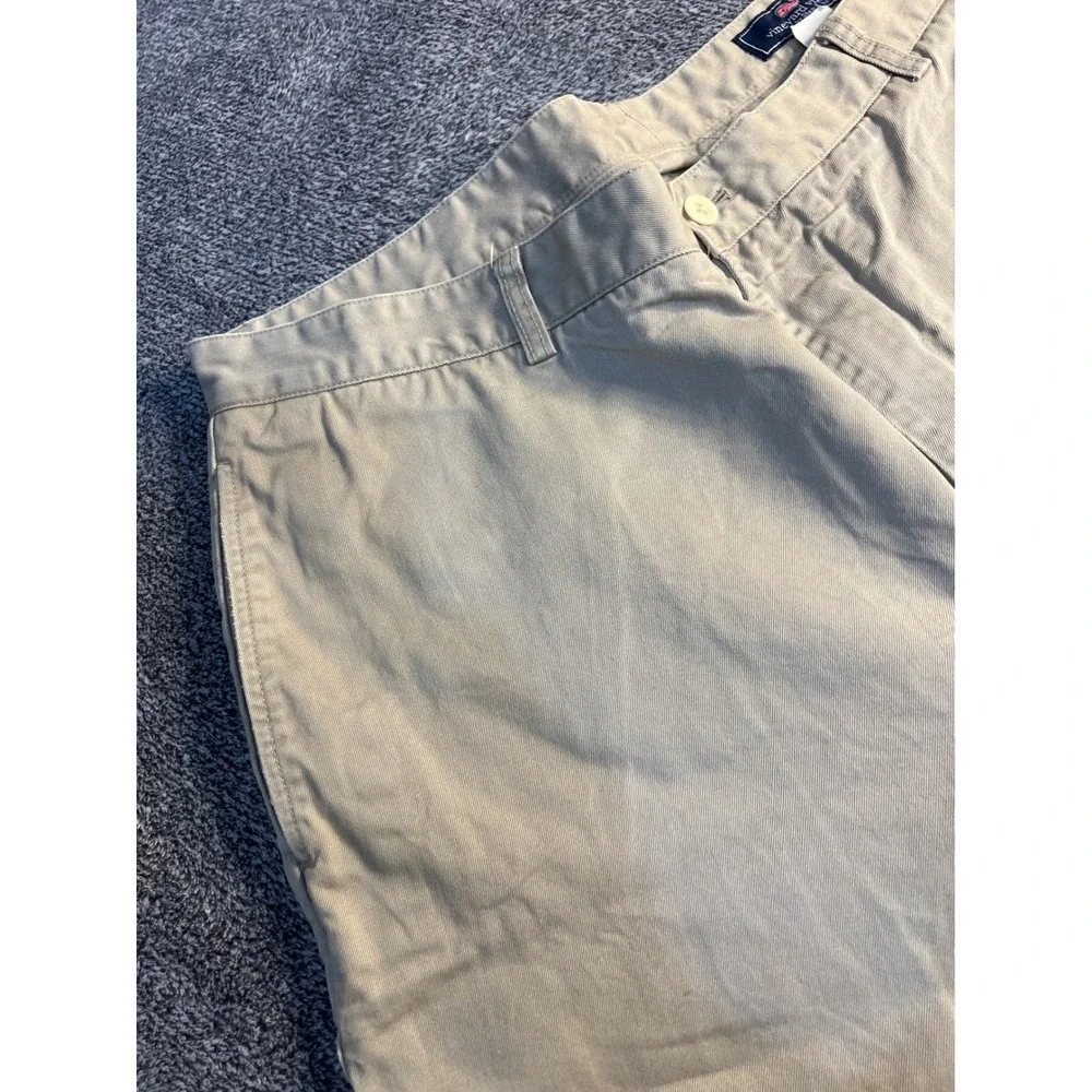 Vineyard Vines Mens Club Pant Khaki Chino Straight Leg Cotton Trousers 38x32